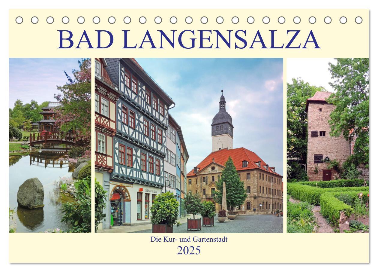 Cover: 9783435459773 | Bad Langensalza - Die Kur- und Gartenstadt (Tischkalender 2025 DIN...