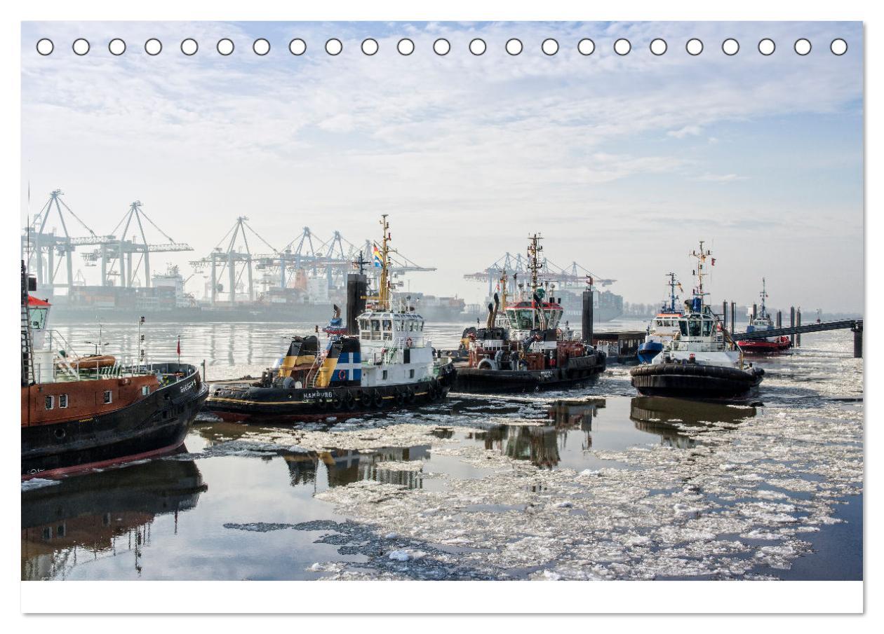 Bild: 9783383760266 | Schiffe gucken im Hamburger Hafen (Tischkalender 2025 DIN A5 quer),...