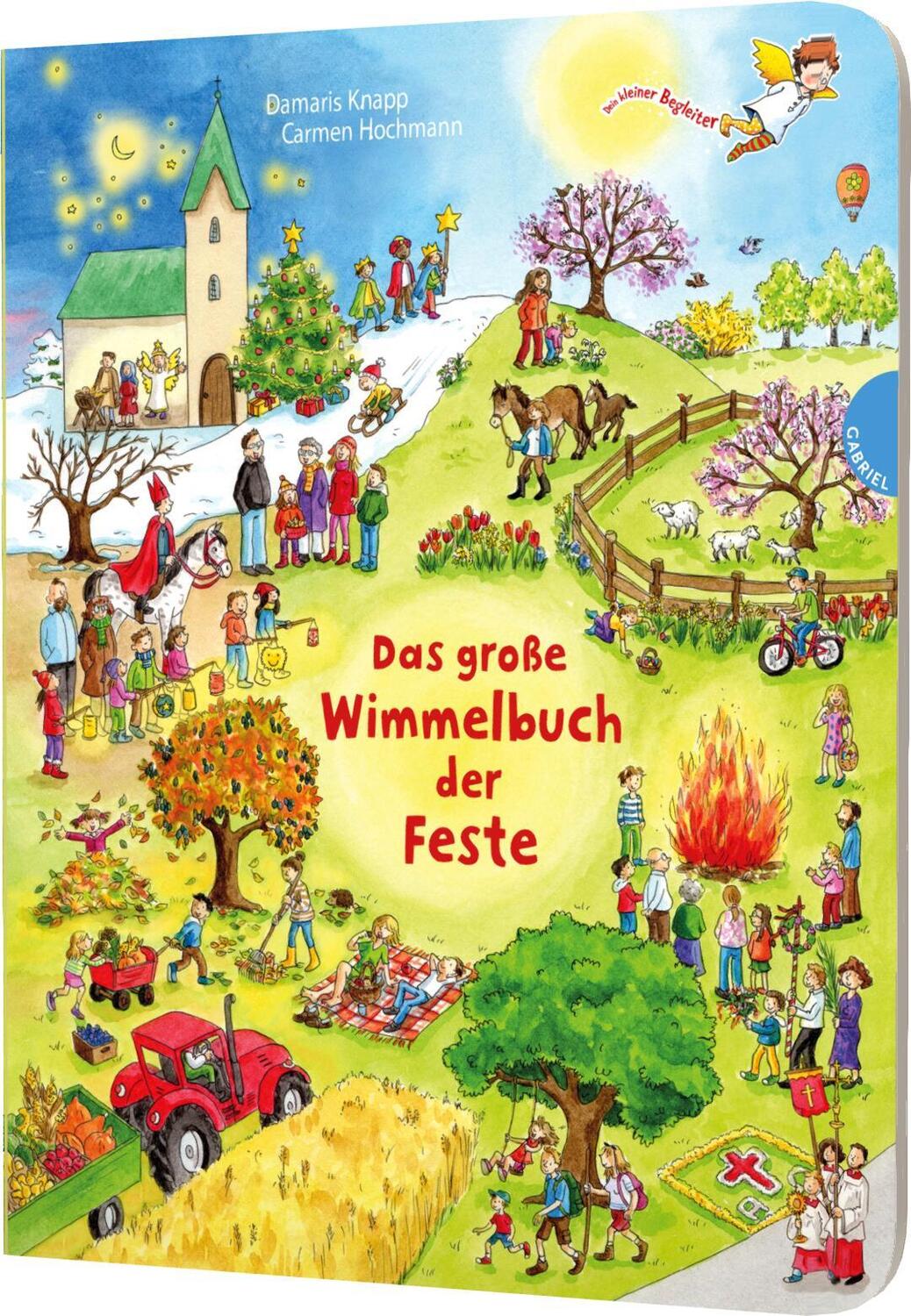 Cover: 9783522305396 | Dein kleiner Begleiter: Das große Wimmelbuch der Feste | Damaris Knapp