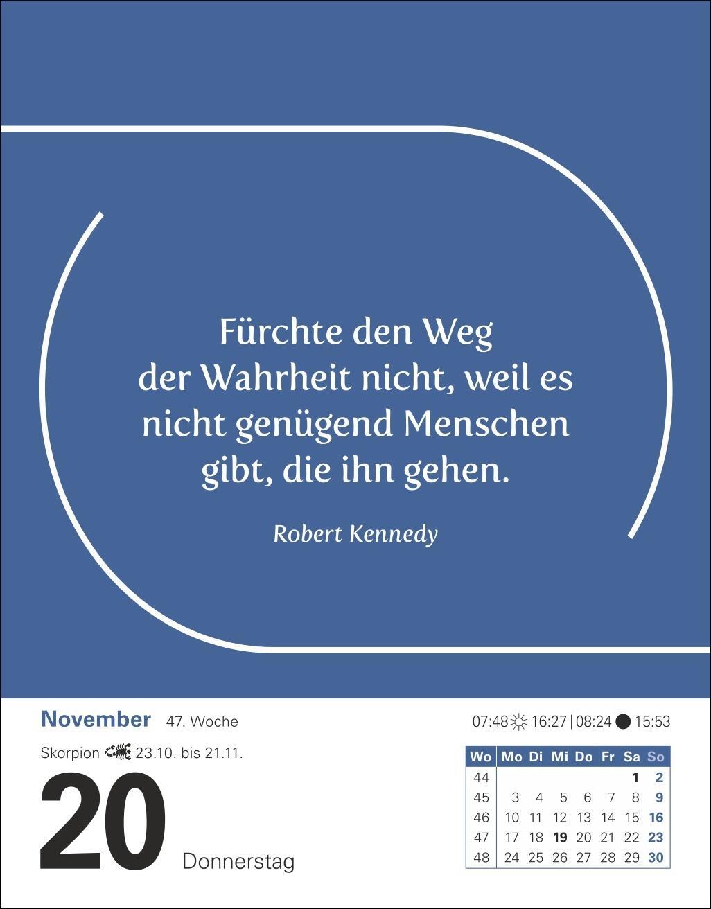 Bild: 9783840033599 | Zitate Tagesabreißkalender 2025 | Berthold Budde | Kalender | 648 S.