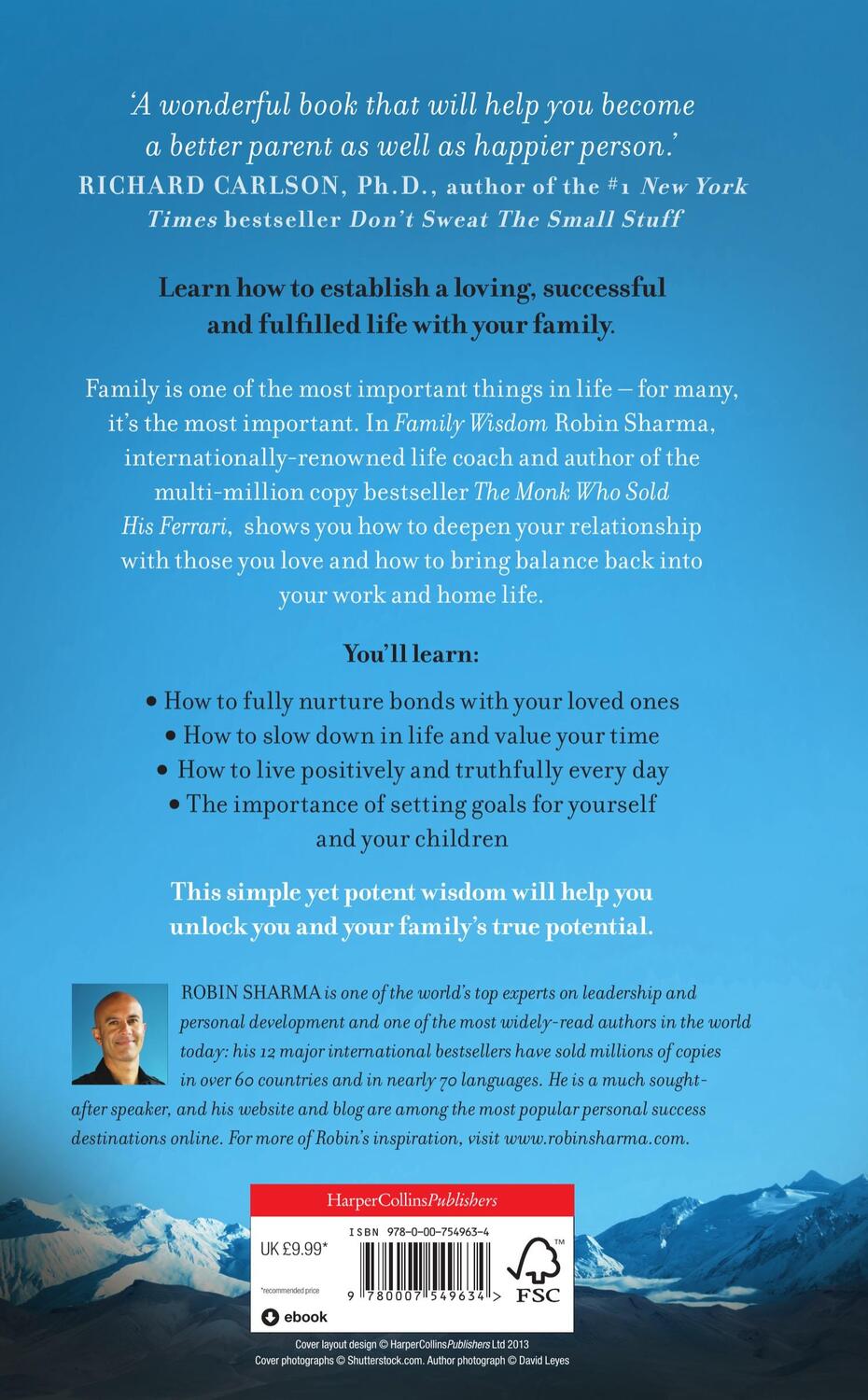 Rückseite: 9780007549634 | Family Wisdom from the Monk Who Sold His Ferrari | Robin Sharma | Buch