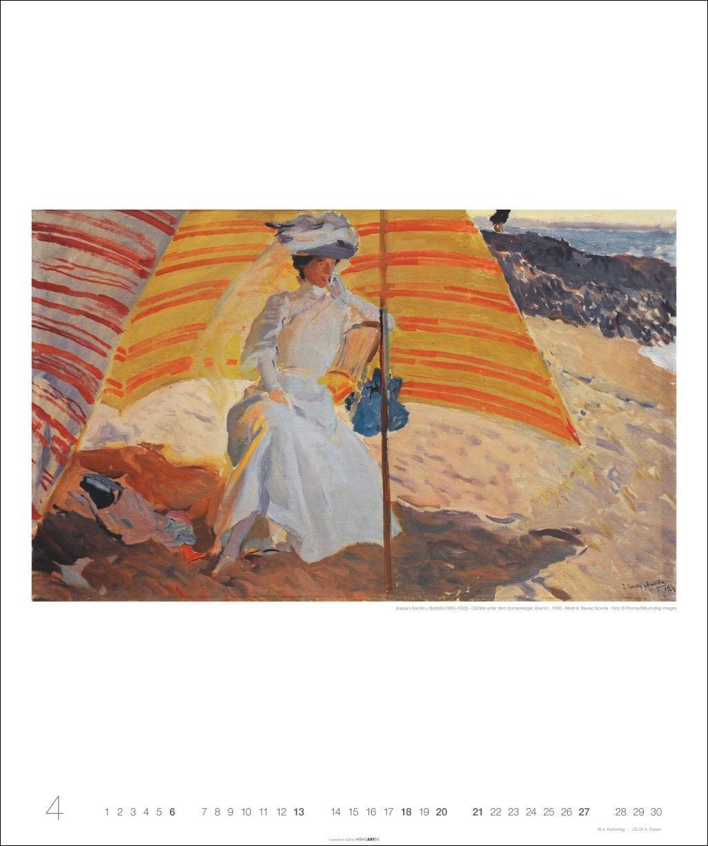 Bild: 9783839901267 | Joaquín Sorolla Edition Kalender 2025 - Sommer · Sonne · Meer | 14 S.