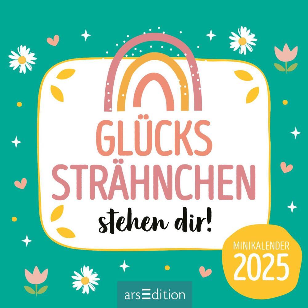 Bild: 4014489133704 | Mini-Monatskalender Glückssträhnchen stehen dir! 2025 | Kalender