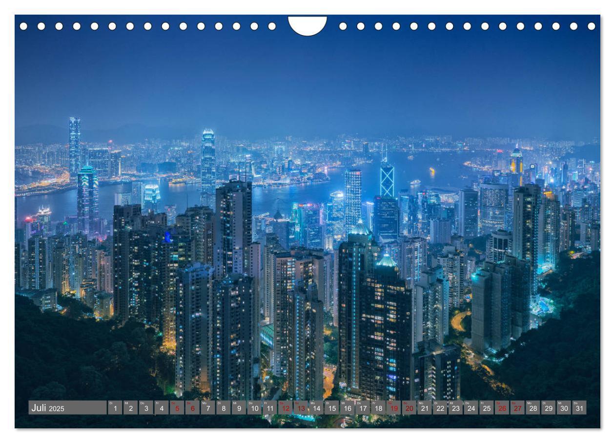 Bild: 9783435128938 | Hong Kong Citylights (Wandkalender 2025 DIN A4 quer), CALVENDO...