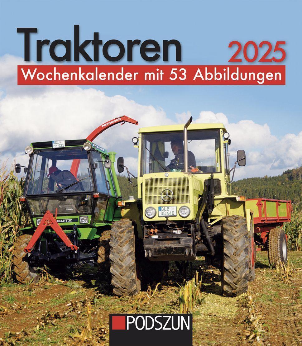 Cover: 9783751611107 | Traktoren 2025 | Wochenkalender mit 53 Abbildungen | Kalender | 53 S.