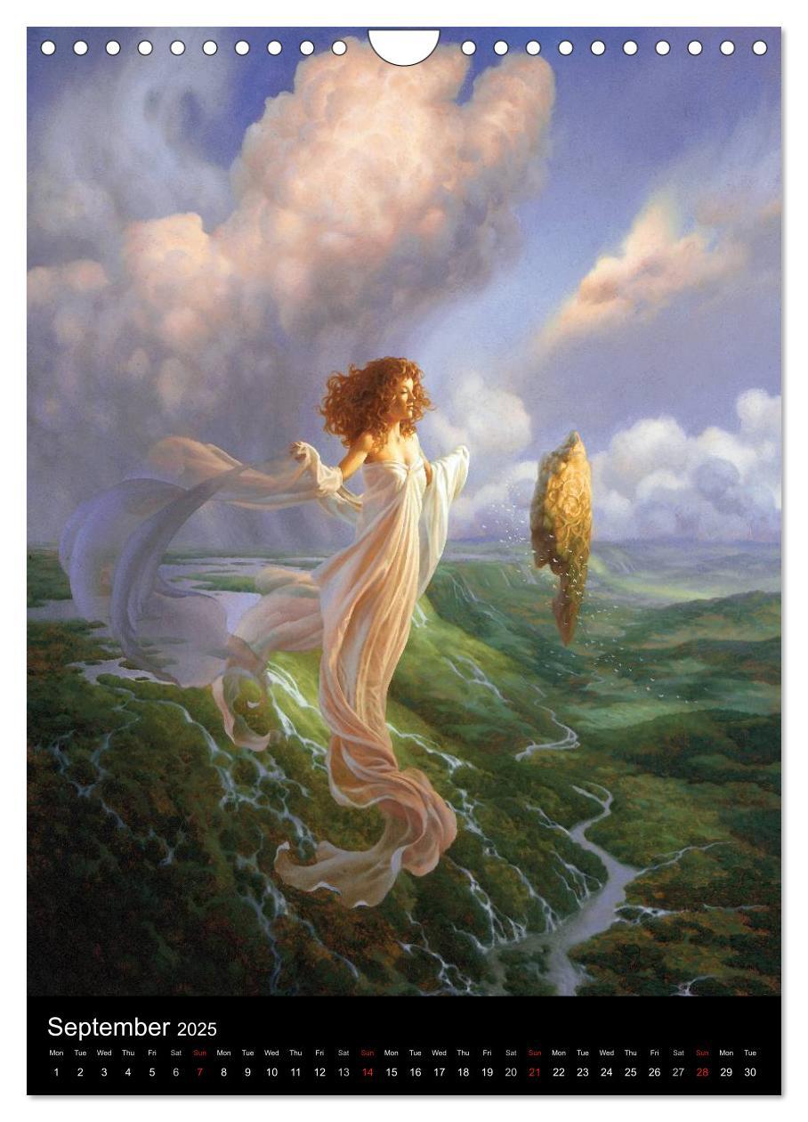 Bild: 9781325976904 | INNERSCAPES Fantasy Paintings by Christophe Vacher (Wall Calendar...