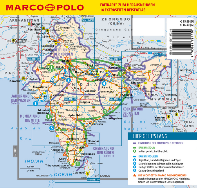 Bild: 9783829727730 | MARCO POLO Reiseführer Indien | Michael Neumann (u. a.) | Taschenbuch