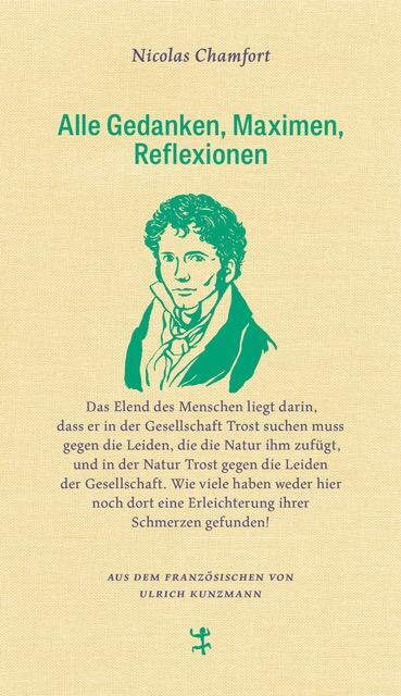 Cover: 9783882218886 | Alle Gedanken, Maximen, Reflexionen | Nicolas Chamfort | Buch | 480 S.