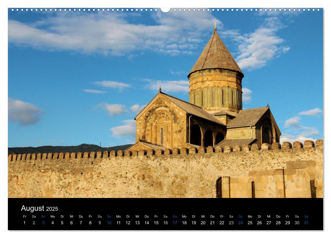 Bild: 9783435460472 | Georgien (Wandkalender 2025 DIN A2 quer), CALVENDO Monatskalender