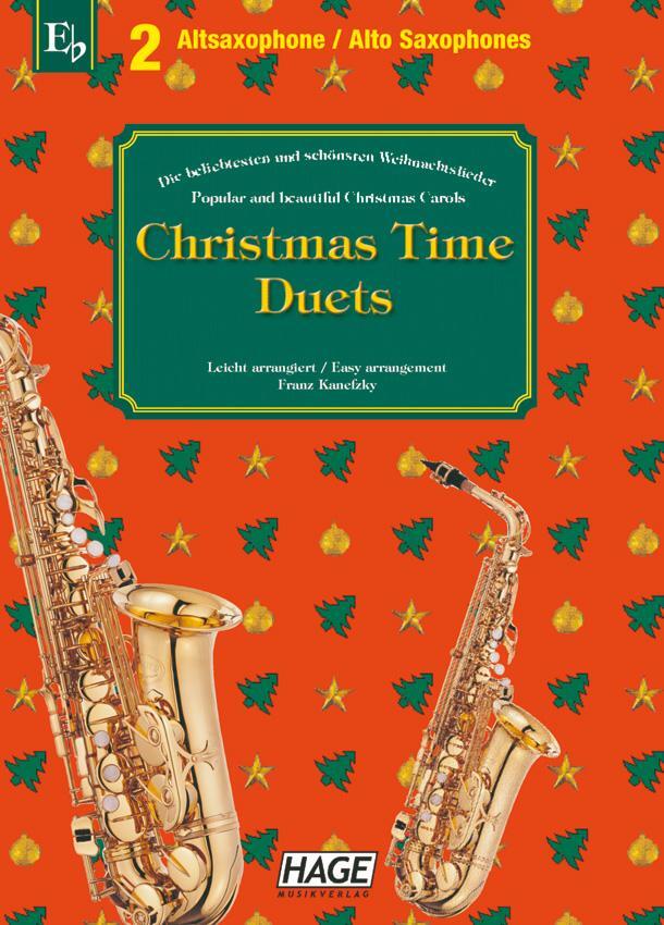 Cover: 9783866260122 | Christmas Time Duets für 2 Altsaxophone | Helmut Hage | Broschüre