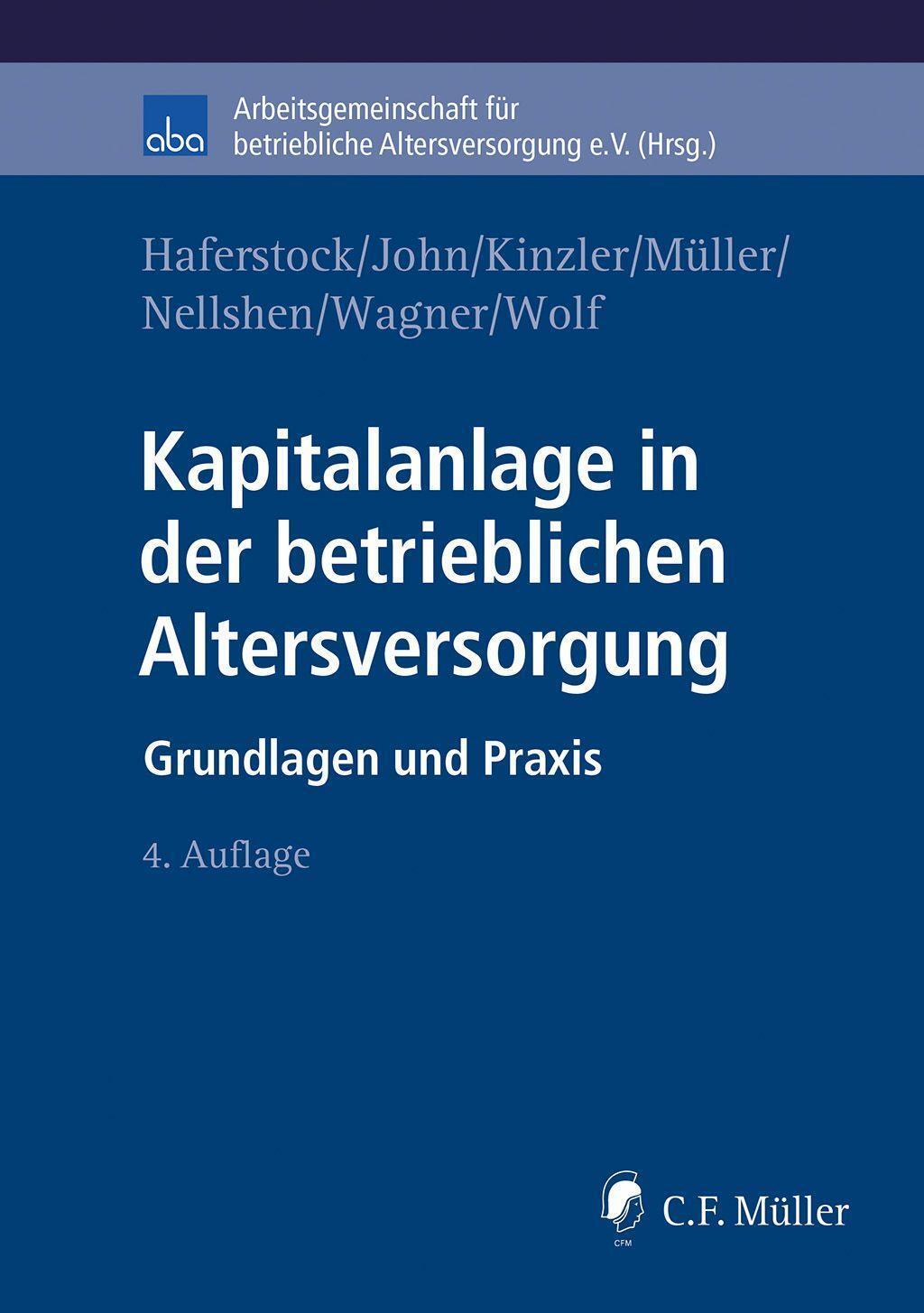 Cover: 9783811459533 | Kapitalanlage in der betrieblichen Altersversorgung | Taschenbuch