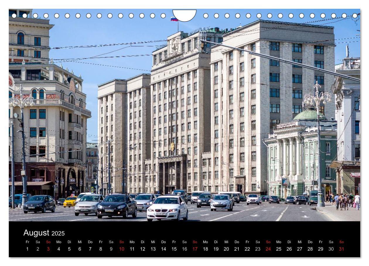 Bild: 9783435644537 | Moskau 2025 (Wandkalender 2025 DIN A4 quer), CALVENDO Monatskalender