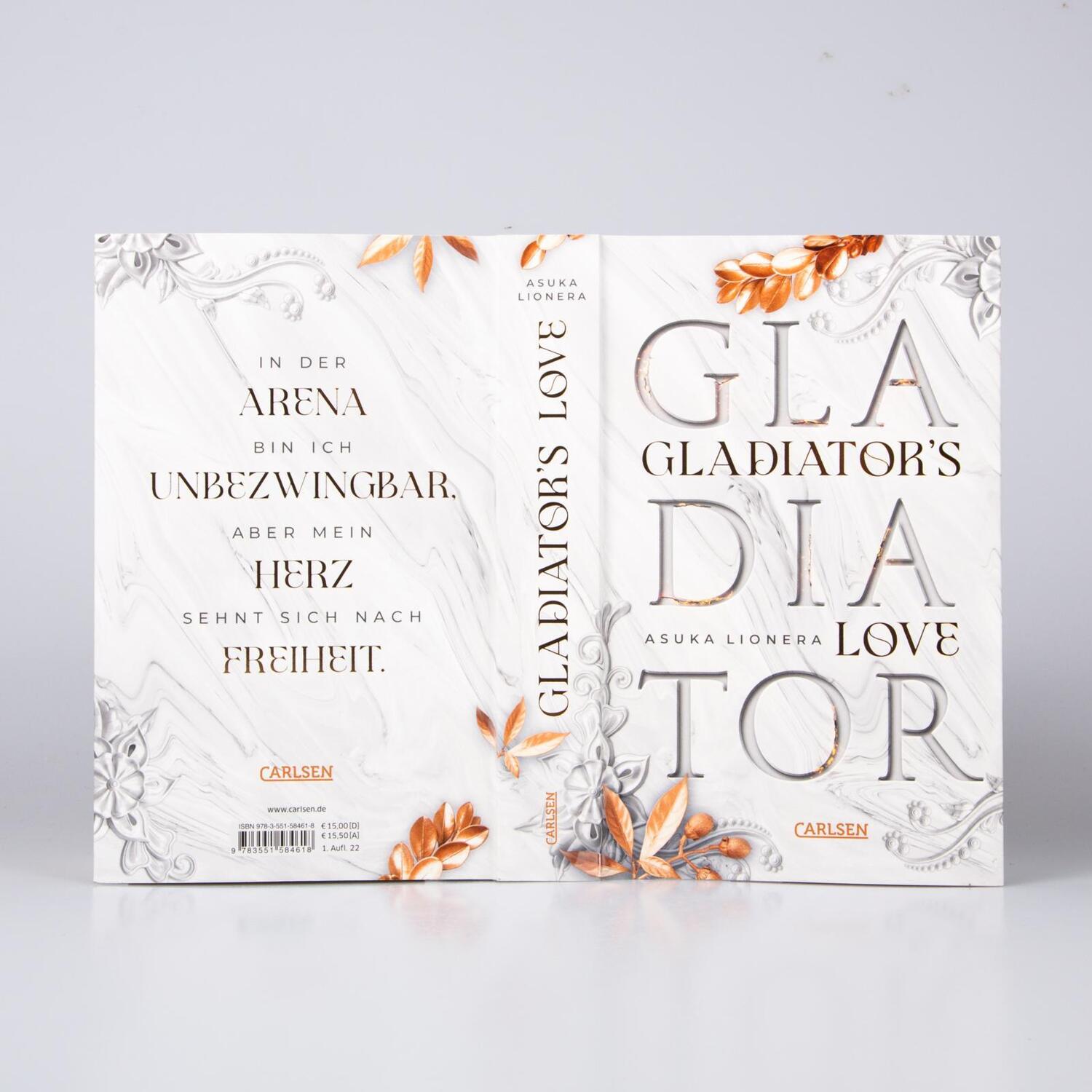 Bild: 9783551584618 | Gladiator's Love. Vom Feuer gezeichnet | Asuka Lionera | Taschenbuch