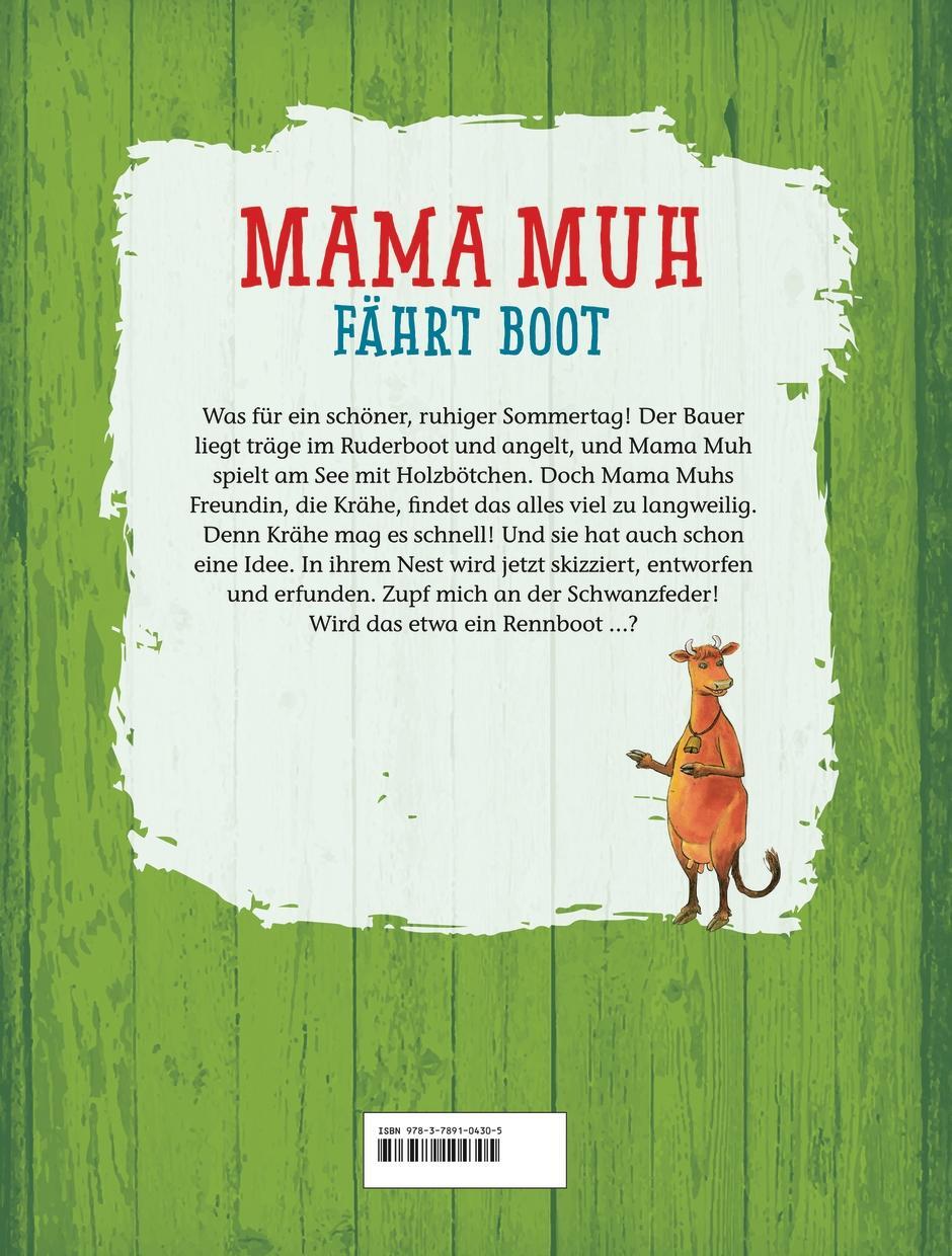 Rückseite: 9783789104305 | Mama Muh fährt Boot | Jujja Wieslander | Buch | Mama Muh | 32 S.