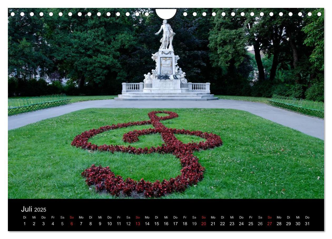 Bild: 9783435829620 | Wien (Wandkalender 2025 DIN A4 quer), CALVENDO Monatskalender | Strutz