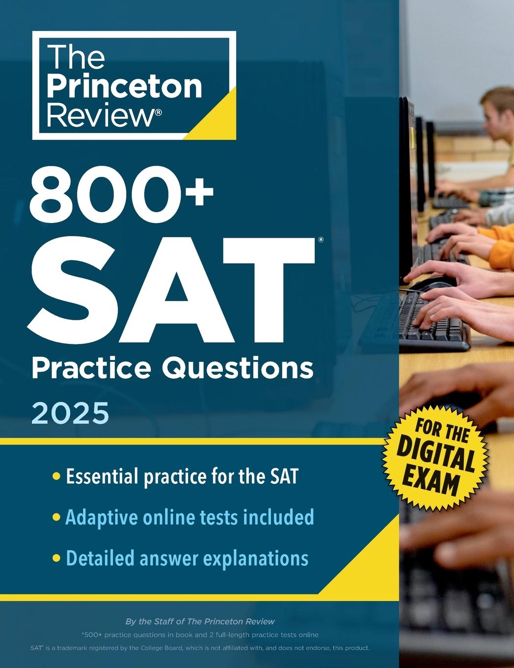 Cover: 9780593517512 | 800+ SAT Practice Questions, 2025 | The Princeton Review | Taschenbuch