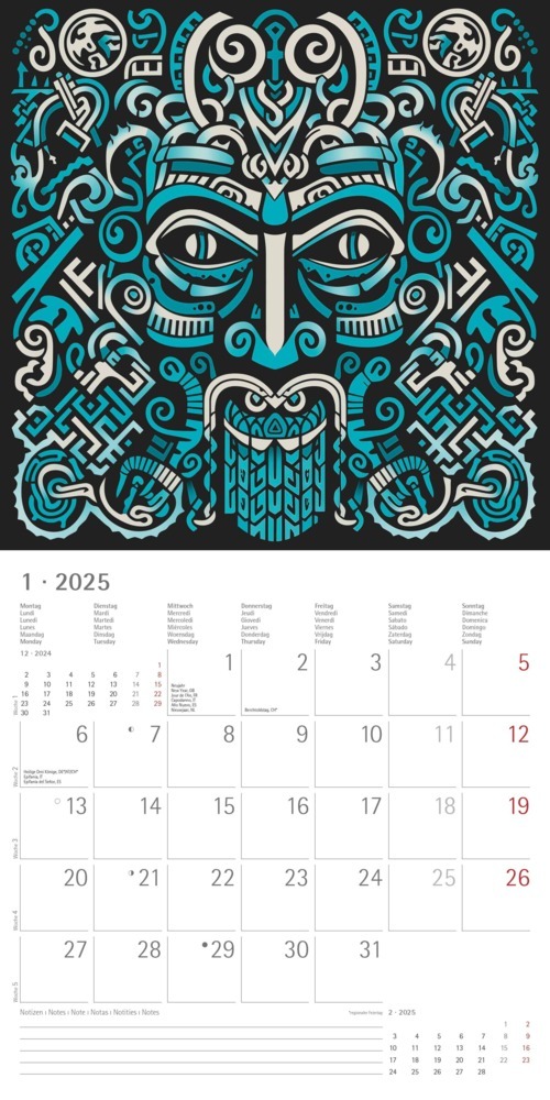 Bild: 4251732344344 | Alpha Edition - Tribal Inspiration 2025 Broschürenkalender,...