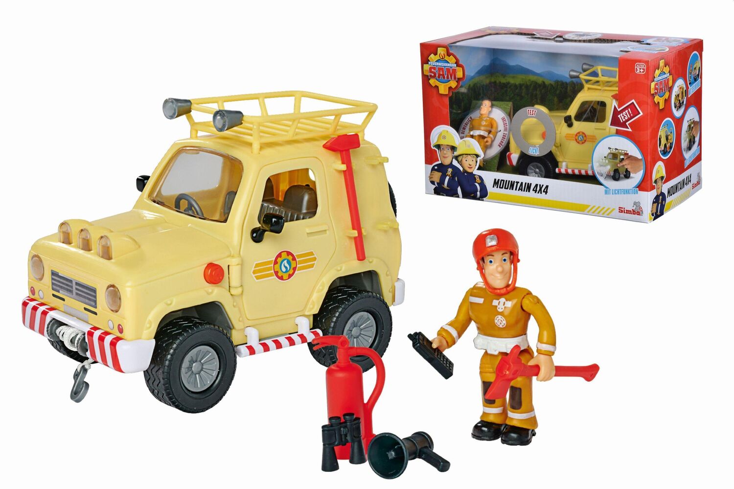 Bild: 4006592073077 | Sam 4x4 Geländewagen mit Figur | Spiel | Feuerwehrmann Sam | 109252511