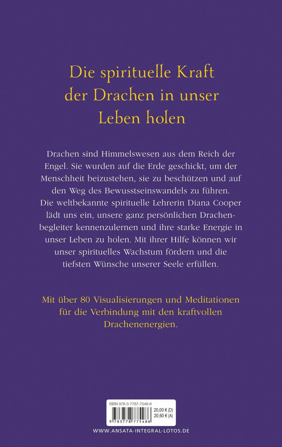 Bild: 9783778775486 | Weise Drachen | Diana Cooper | Buch | 320 S. | Deutsch | 2019 | Ansata