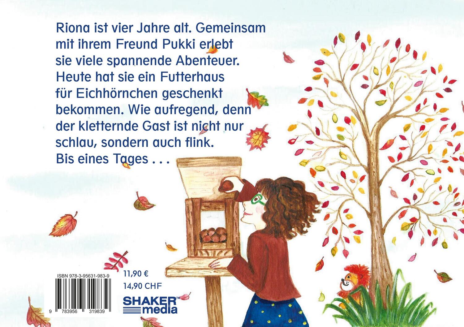 Rückseite: 9783956319839 | Ich bin Riona - Ein flinkes Hörnchen | Jasmin Maria Kapsalis | Buch