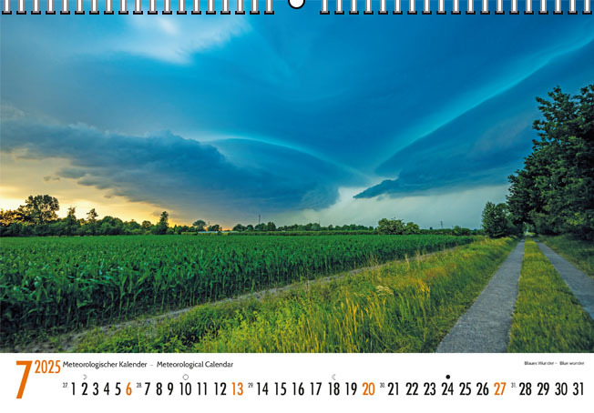 Bild: 9783443011796 | Meteorologischer Kalender 2025 Meteorological Calendar | Gesellschaft