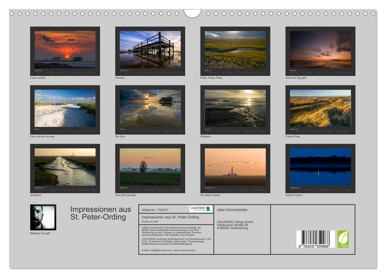 Bild: 9783435659968 | Impressionen aus St. Peter-Ording (Wandkalender 2025 DIN A3 quer),...