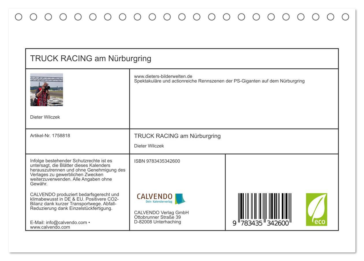 Bild: 9783435342600 | TRUCK RACING am Nürburgring (Tischkalender 2025 DIN A5 quer),...