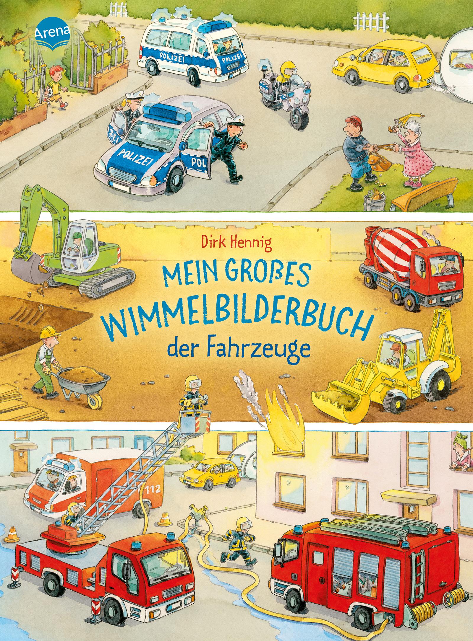 Cover: 9783401717647 | Mein großes Wimmelbilderbuch der Fahrzeuge | Dirk Hennig | Buch | 2025