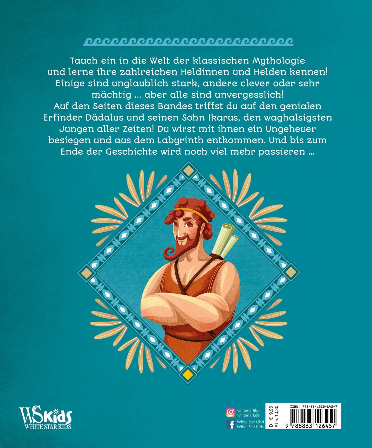 Rückseite: 9788863126457 | Dädalus und Ikarus (Kleine Bibliothek der griechischen Mythen) | Buch