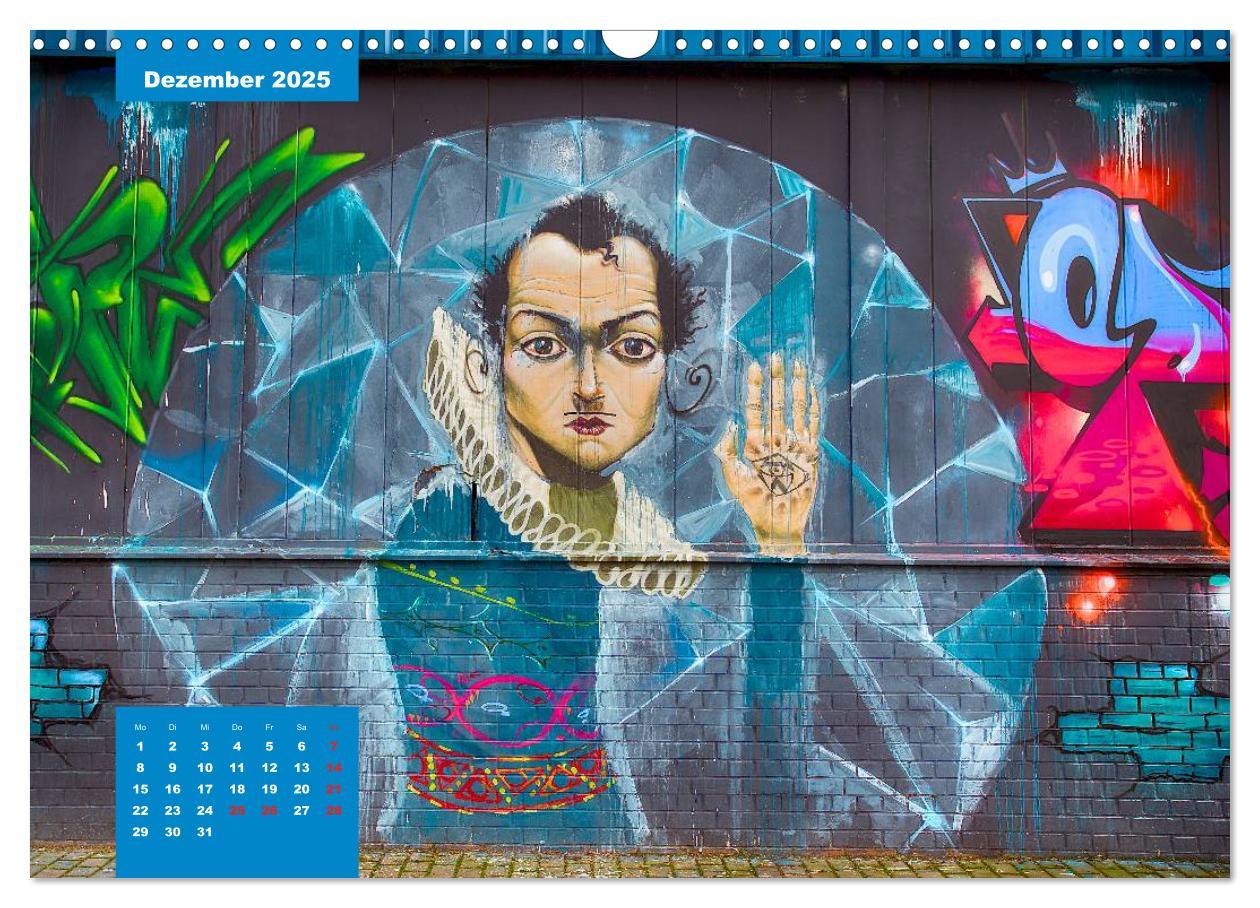 Bild: 9783435740277 | Graffiti (Wandkalender 2025 DIN A3 quer), CALVENDO Monatskalender