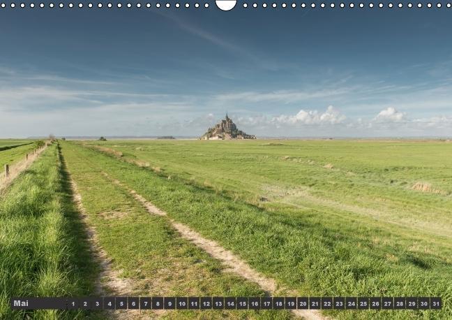 Bild: 9783660581980 | Ein Tag am Mont Saint Michel (Wandkalender immerwährend DIN A3 quer)