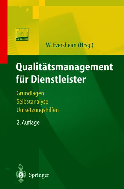 Cover: 9783642641275 | Qualitätsmanagement für Dienstleister | Walter Eversheim | Taschenbuch