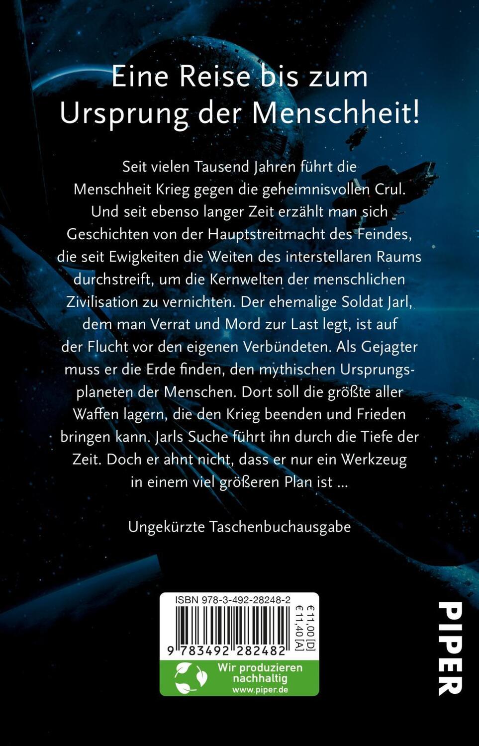 Rückseite: 9783492282482 | Die Tiefe der Zeit | Andreas Brandhorst | Taschenbuch | 544 S. | 2021