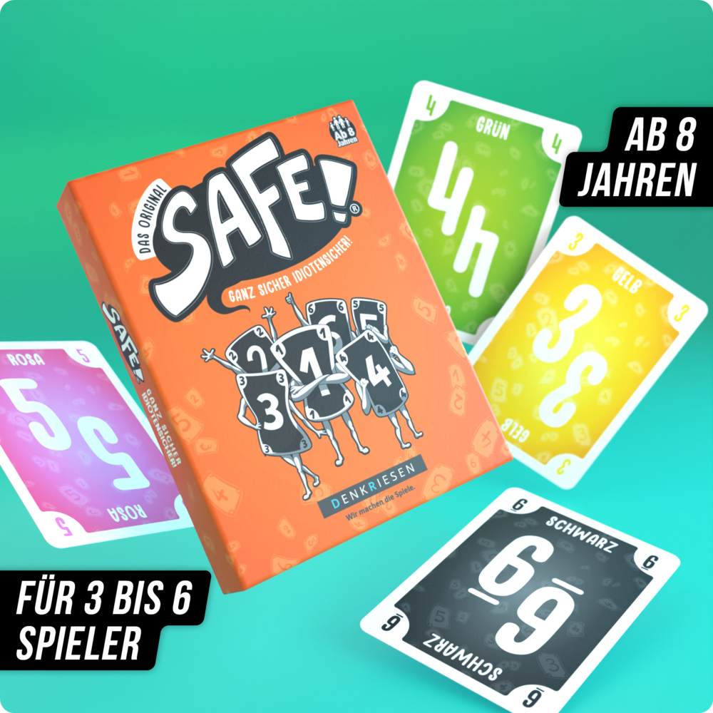 Bild: 4260528094226 | DENKRIESEN - Safe!® Das Original - Ganz sicher idiotensicher! | Spiel