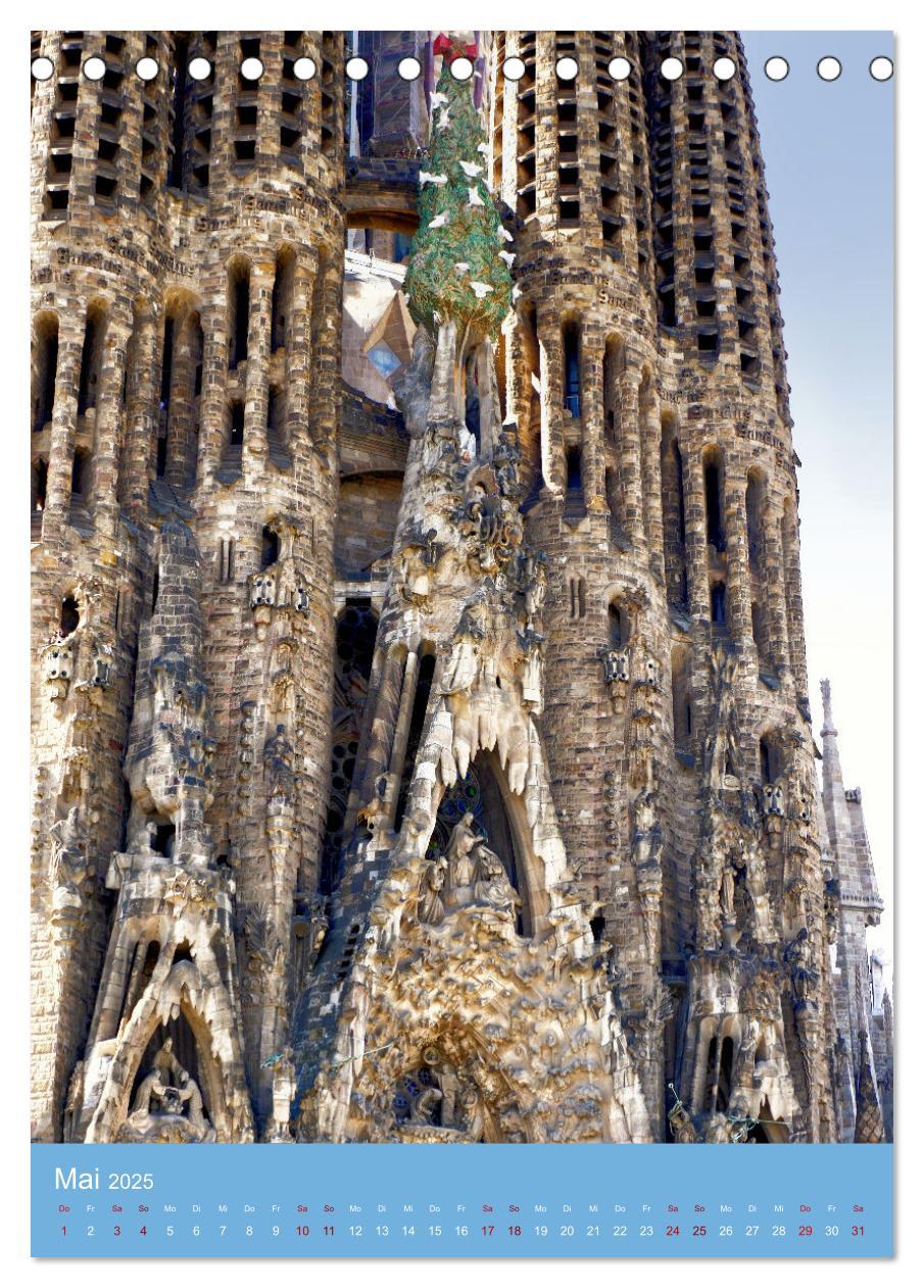 Bild: 9783435909797 | Sagrada Família - Gaudís unvollendetes Meisterwerk (Tischkalender...