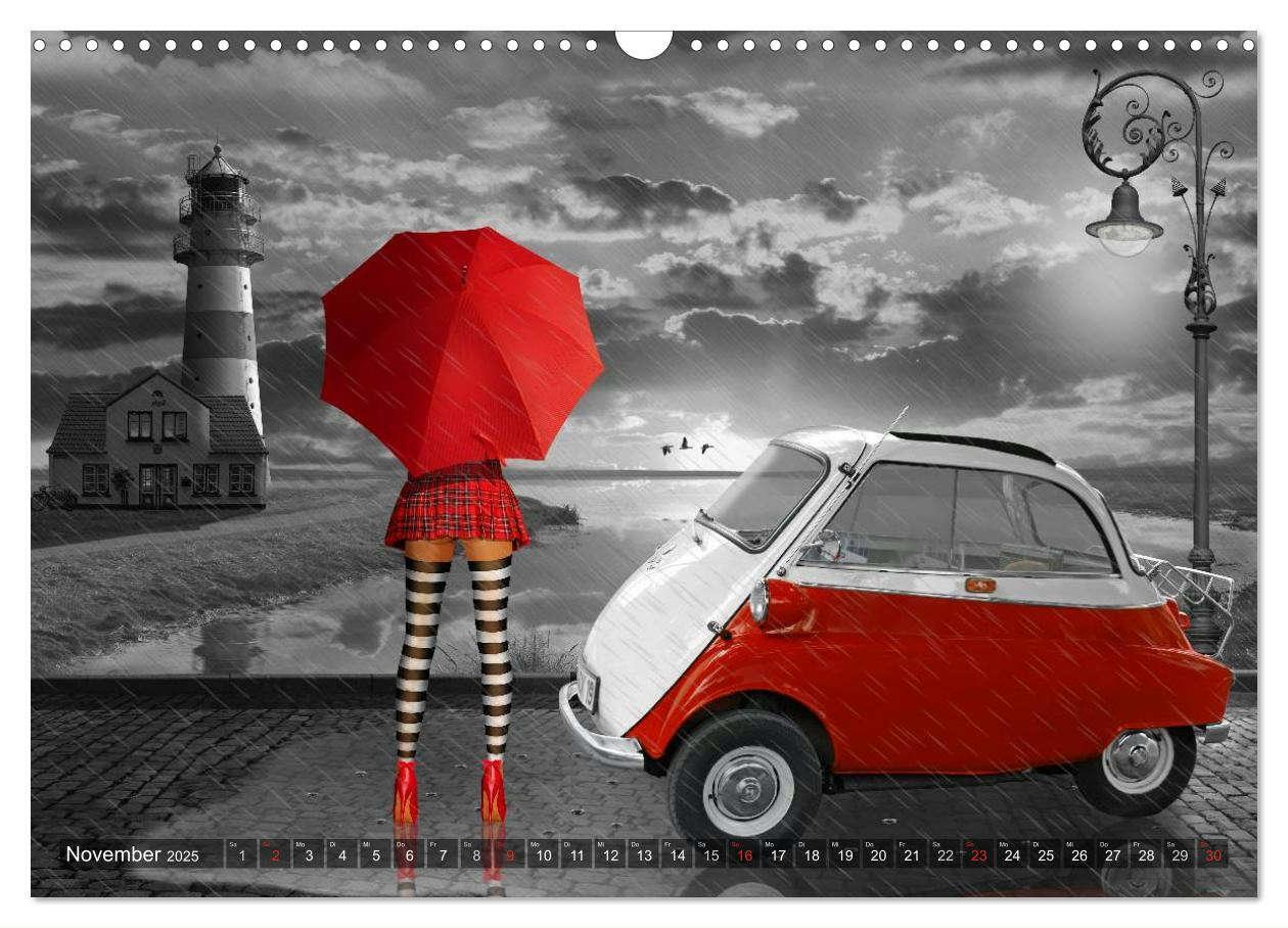 Bild: 9783435473380 | Oldtimer und Pin-Up Girls by Mausopardia (Wandkalender 2025 DIN A3...