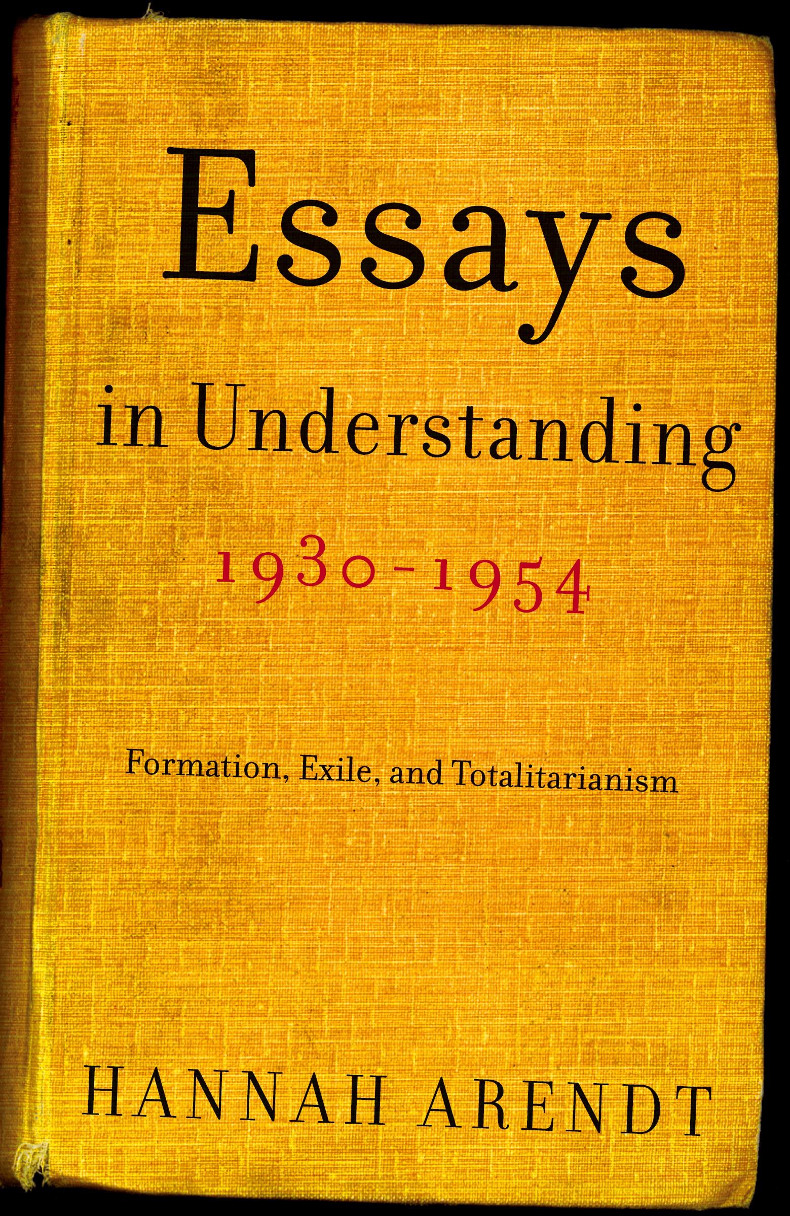 Cover: 9780805211863 | Essays in Understanding, 1930-1954 | Hannah Arendt | Taschenbuch