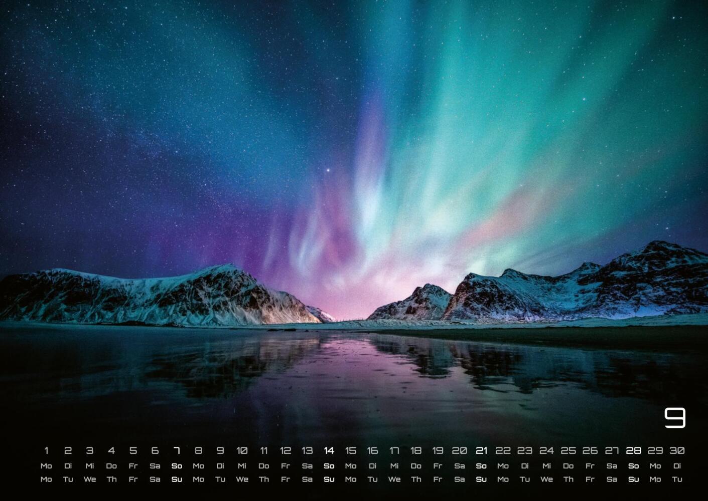 Bild: 9783986734251 | Polarlichter - grandiose Naturschauspiele - 2025 - Kalender DIN A2