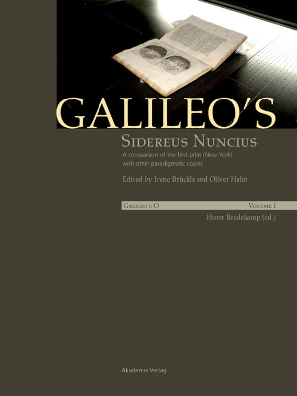 Cover: 9783050050959 | Galileo's O / Galileo's Sidereus nuncius: A comparison of the proof...