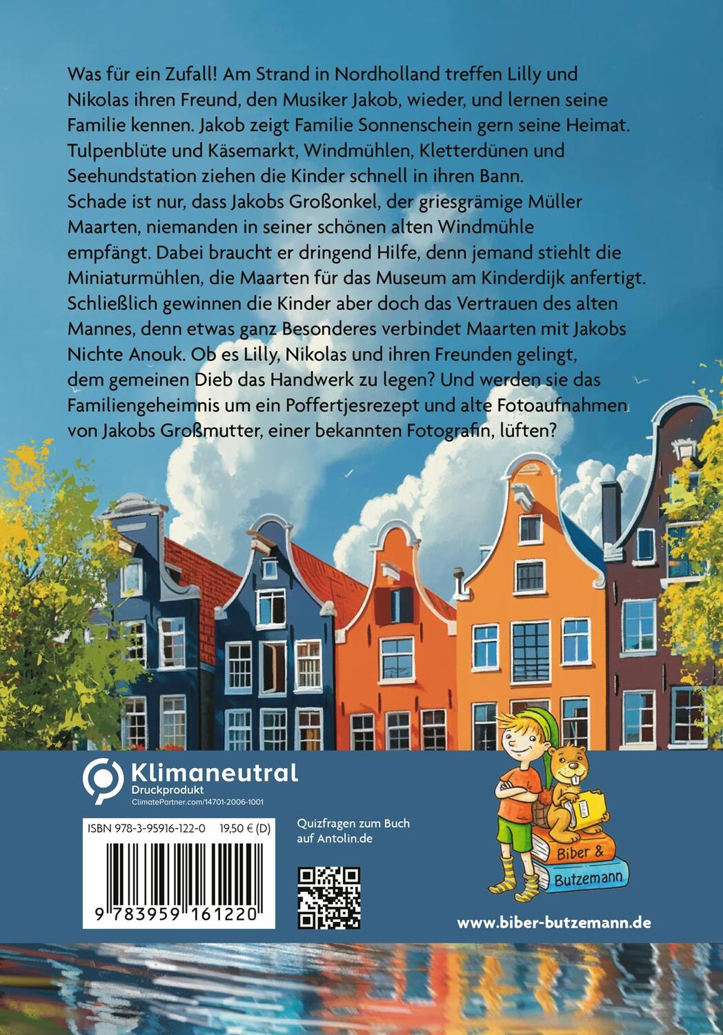 Rückseite: 9783959161220 | Der Windmühlendieb - Lilly und Nikolas in den Niederlanden | Buch