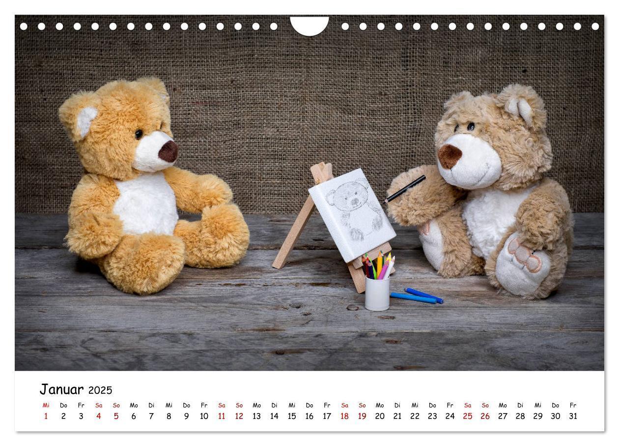 Bild: 9783435254767 | Eddy, der Teddy (Wandkalender 2025 DIN A4 quer), CALVENDO...