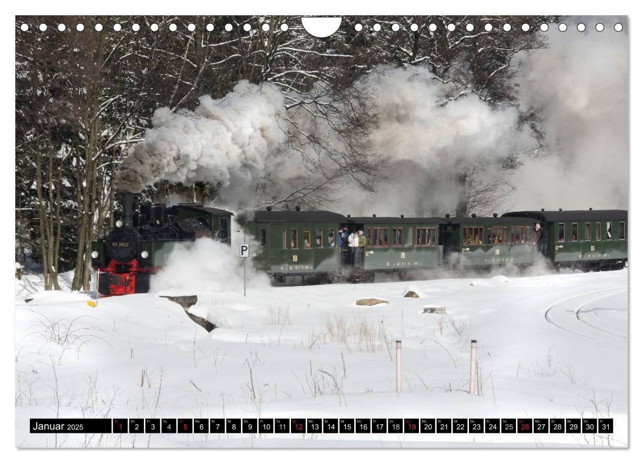 Bild: 9783435687527 | Schmalspurbahnen in Sachsen Anhalt (Wandkalender 2025 DIN A4 quer),...