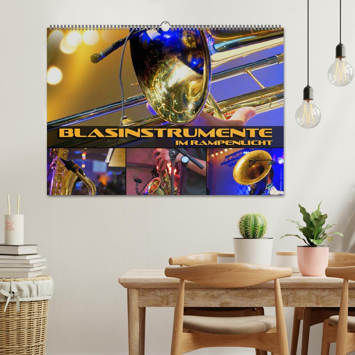 Bild: 9783435348169 | Blasinstrumente im Rampenlicht (Wandkalender 2025 DIN A2 quer),...