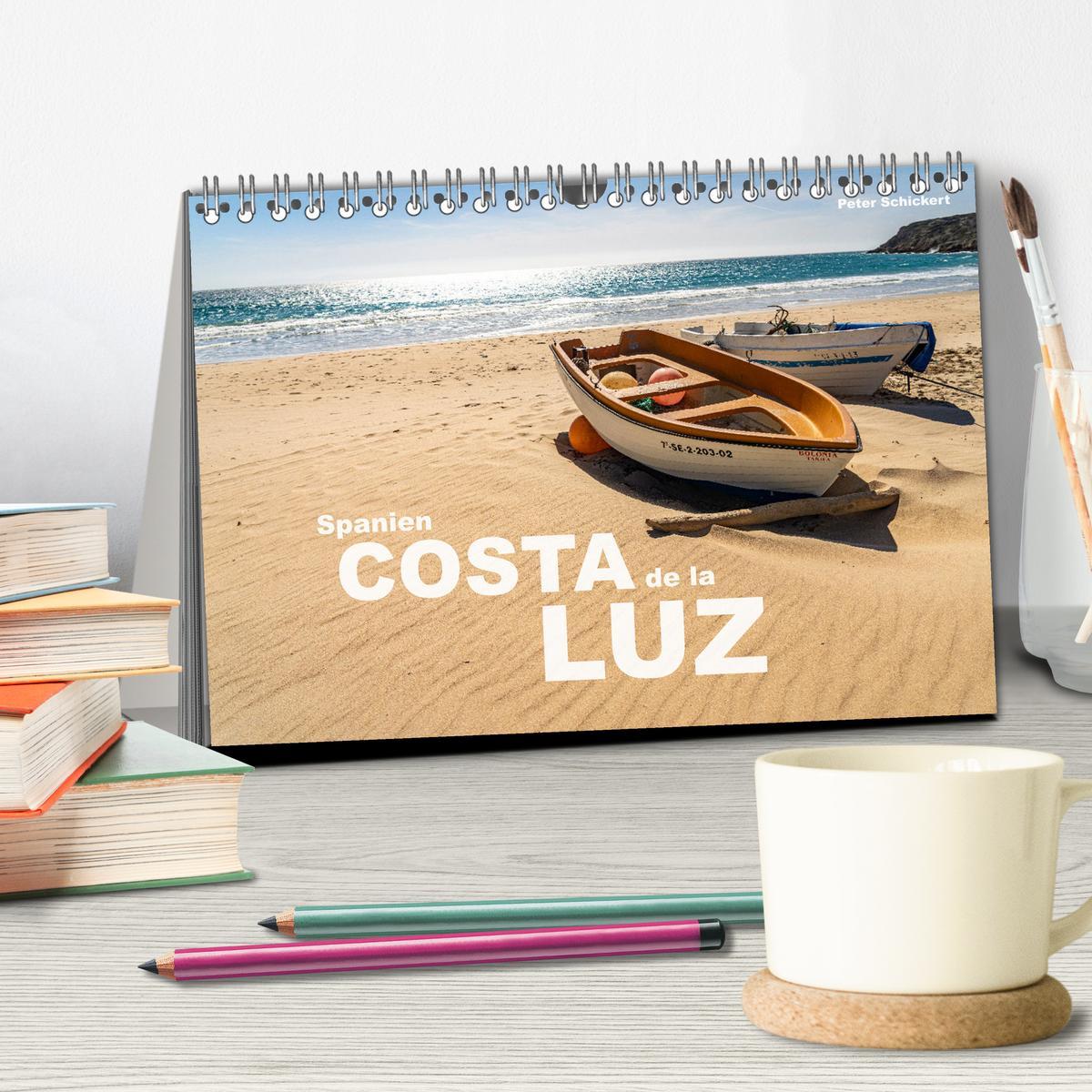 Bild: 9783383974366 | Spanien - Costa de la Luz (Tischkalender 2025 DIN A5 quer),...