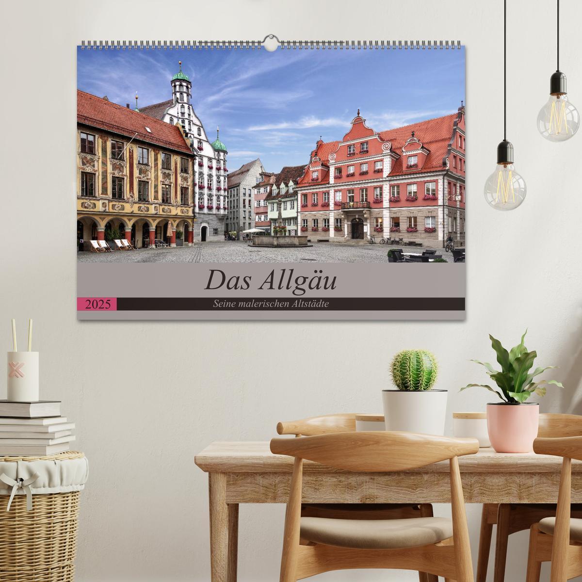 Bild: 9783435352234 | Das Allgäu - Seine malerischen Altstädte (Wandkalender 2025 DIN A2...