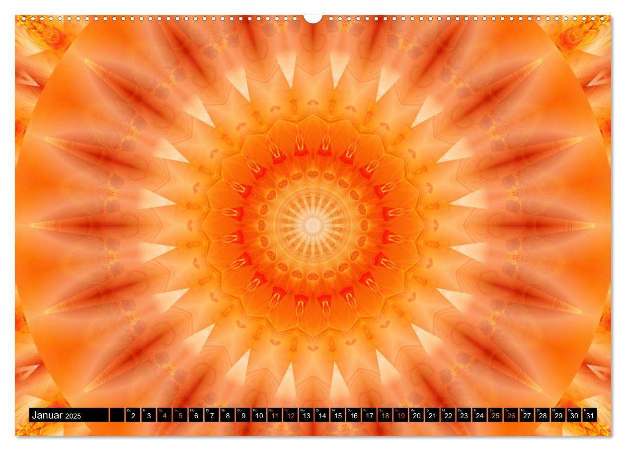 Bild: 9783435410743 | Energie - Mandalas in orange (hochwertiger Premium Wandkalender...