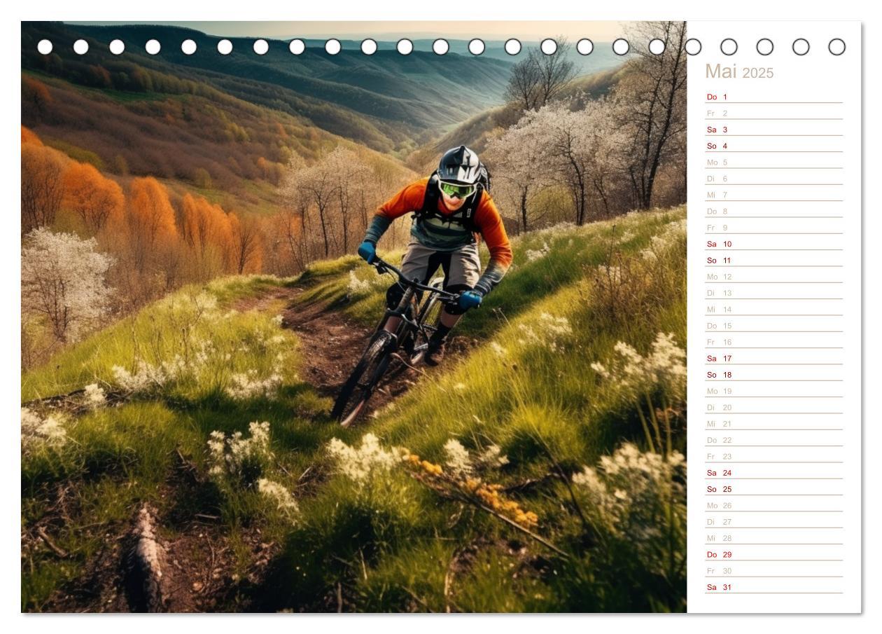 Bild: 9783383910425 | Mit dem Mountainbike durch die Welt (Tischkalender 2025 DIN A5...