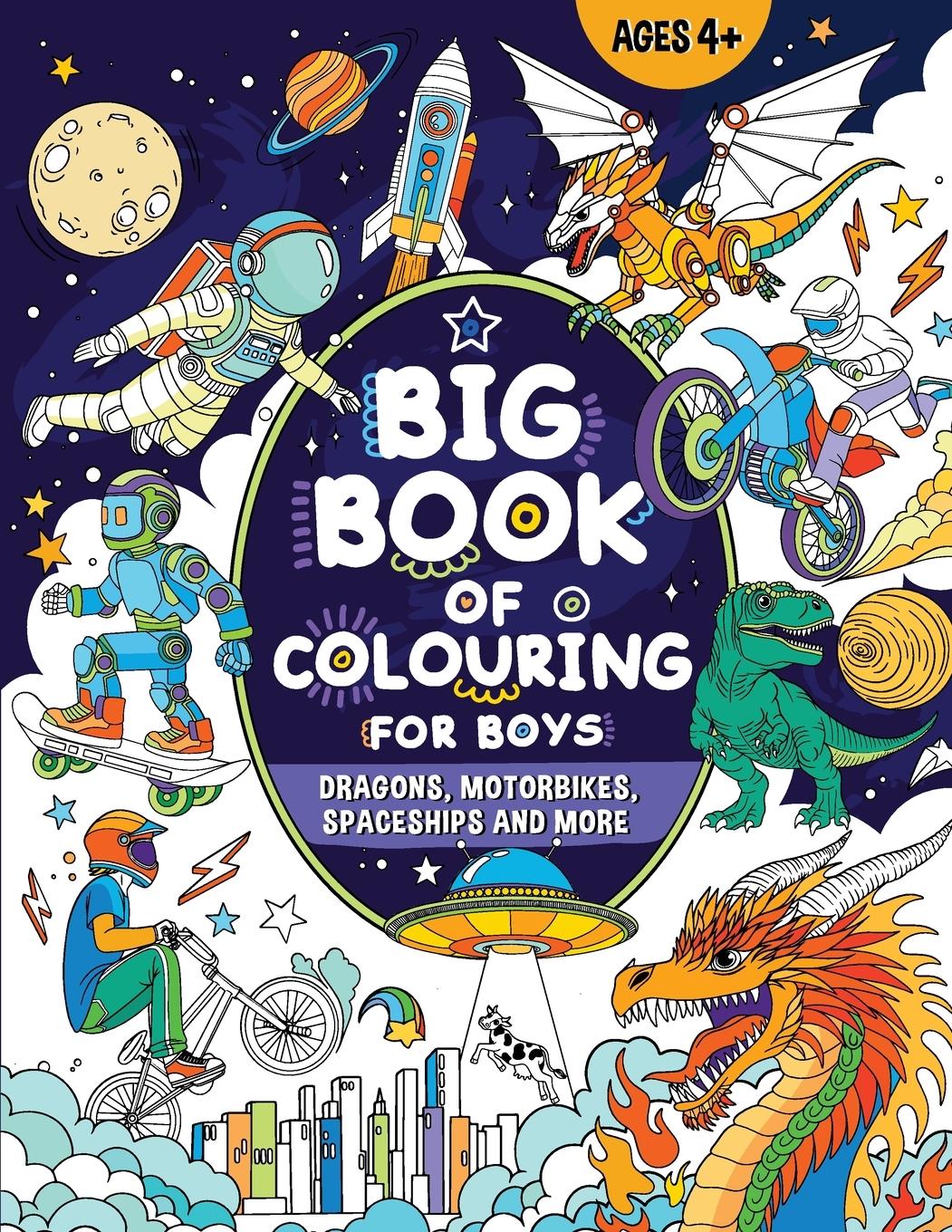 Cover: 9781915454270 | Big Book of Colouring for Boys | For Children Ages 4+ | Publishing