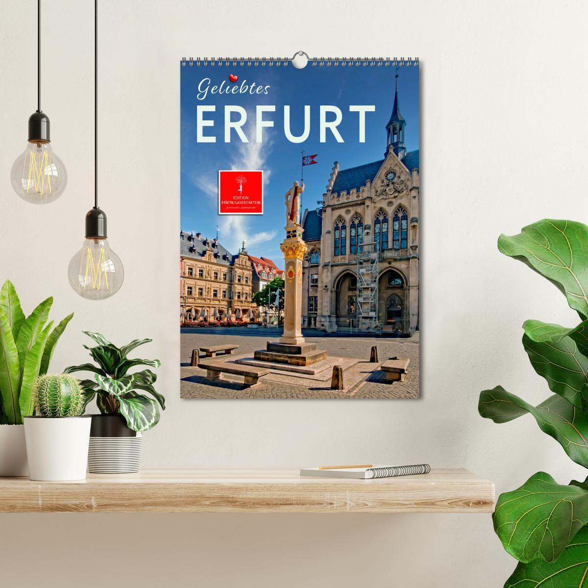 Bild: 9783435901074 | Geliebtes Erfurt (Wandkalender 2025 DIN A3 hoch), CALVENDO...