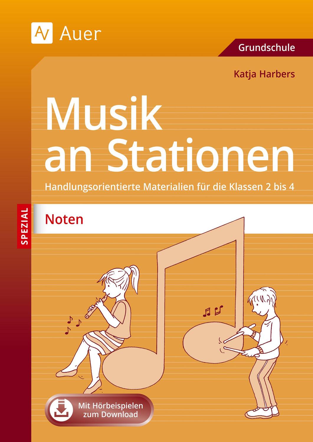 Cover: 9783403070801 | Musik an Stationen Spezial: Noten 1-4 | Katja Harbers | Taschenbuch